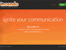 Tablet Screenshot of incendoapp.com